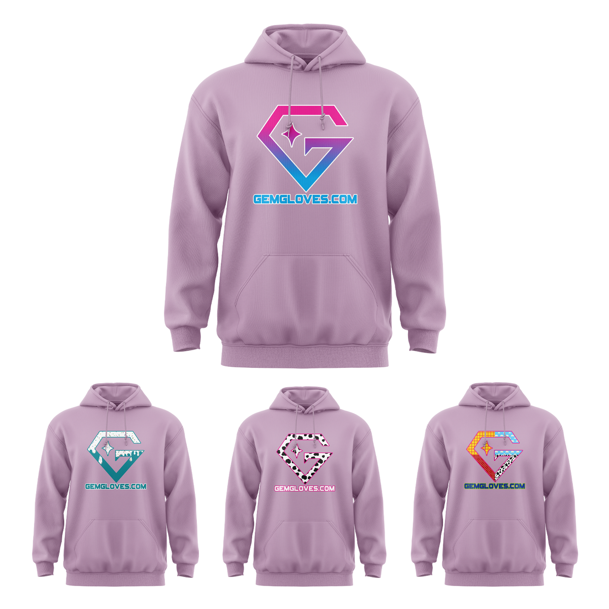 Gem Gloves Element Fleece Hoodie - Lavender – Specs Overview | Smash It Sports | pro, pocket