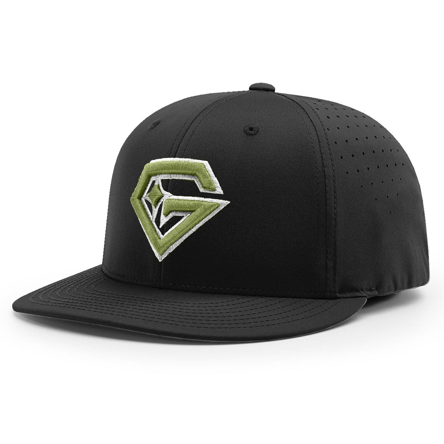 Gem Gloves PTS30 Hat - Black/Military Green – Product View | Smash It Sports | pro