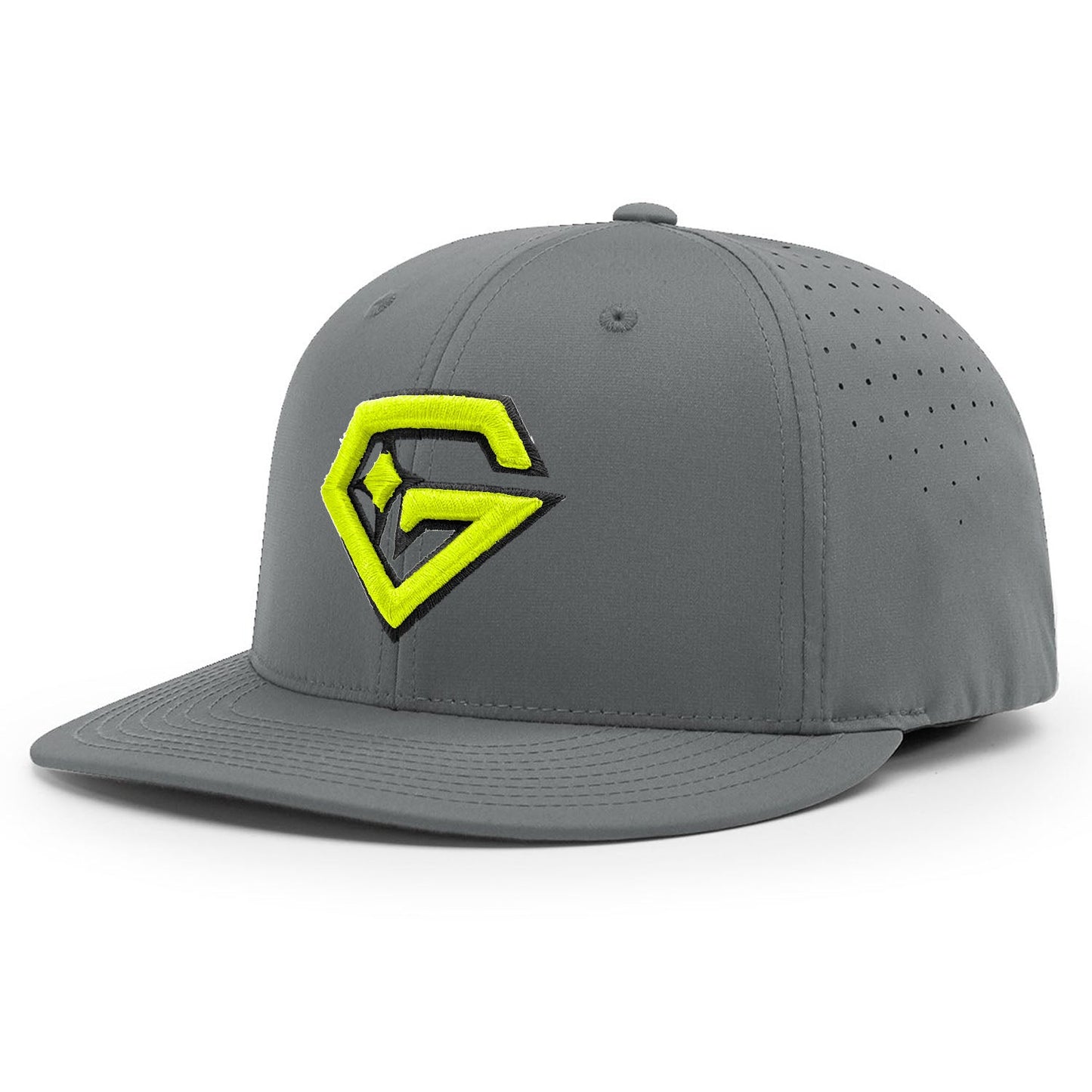 Gem Gloves PTS30 Hat - Charcoal/Volt/Black – Product View | Smash It Sports | pro