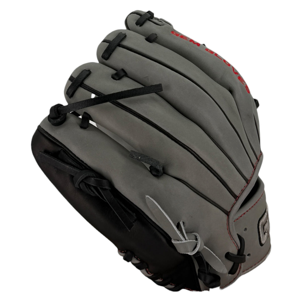 Gem Gloves Baseball Fielding Glove - GEM120 Carbon Fang – Product View | Smash It Sports | leather, kip, pro