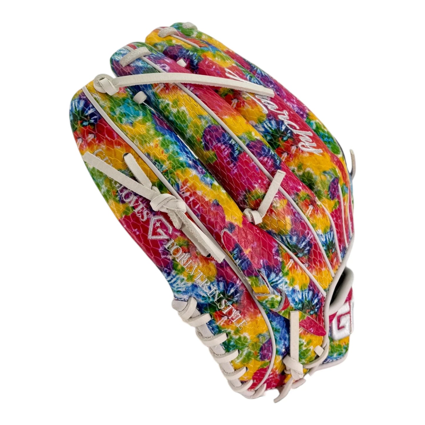 Anarchy x Gem Gloves Softball Fielding Glove - GEM131 Prism Burst – Product View | Smash It Sports | leather, kip, pro