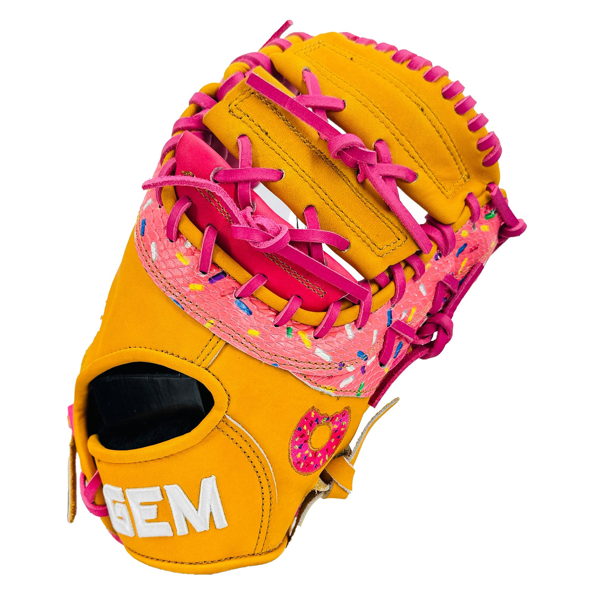 Gem Gloves Baseball First Base Mitt/Glove - GEM061 – Product View | Smash It Sports | leather, kip, pro