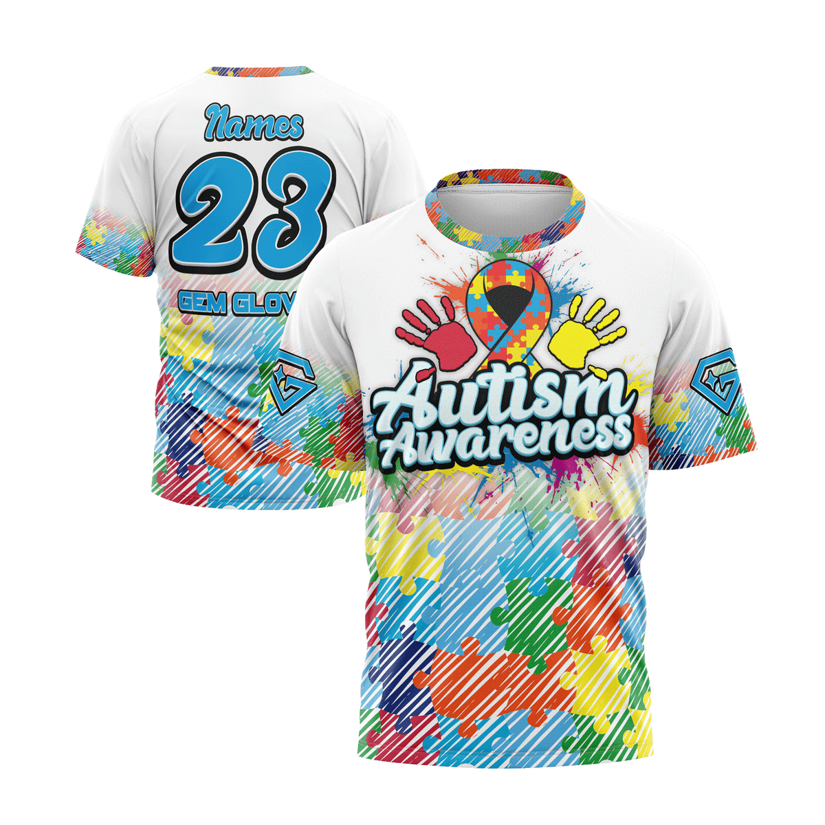 2026 Gem Gloves Autism Awareness Short Sleeve Jersey (Customized Buy-In) – Specs Overview | Smash It Sports | pro