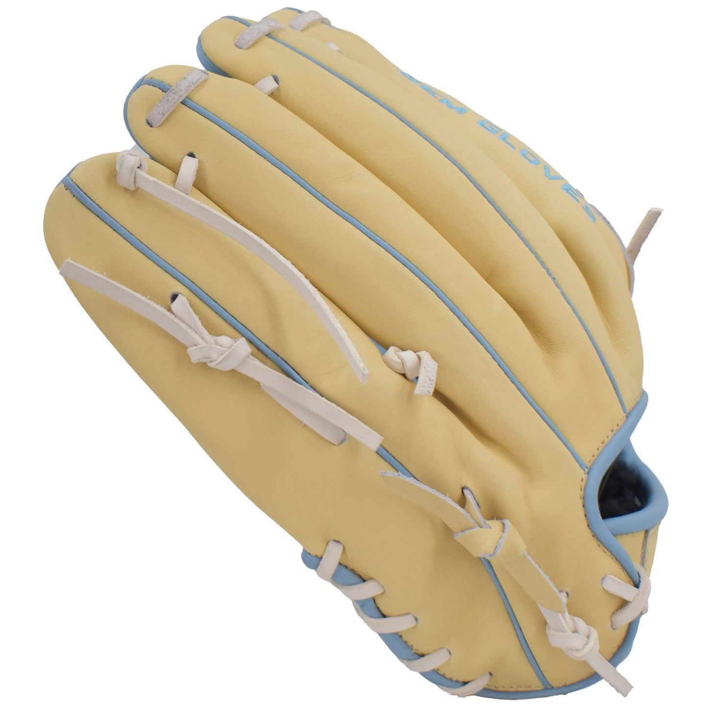 Gem Gloves Softball Fielding Glove - GEM008 (Tan/Carolina) - Smash It Sports