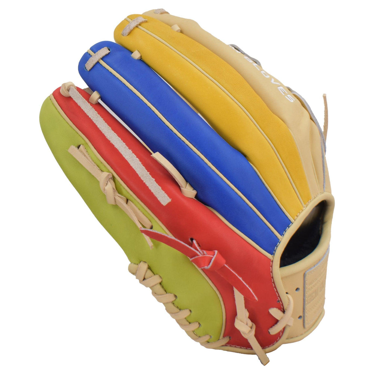 Gem Gloves Softball Fielding Glove - GEM041 Autism Awareness – Product View | Smash It Sports | leather, kip, pro