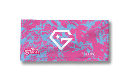 Junk x Gem Gloves Headband Bubble Gum Blue - Big Bang Lite