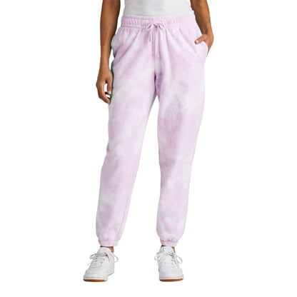 Women's Cloud Tie-Dye Premium Sweatpant - Flower Fusion