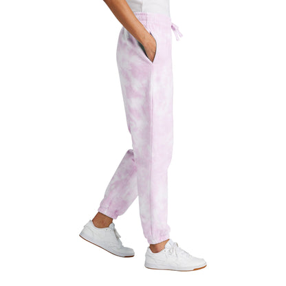 Women's Cloud Tie-Dye Premium Sweatpant - Gem Gloves Logo
