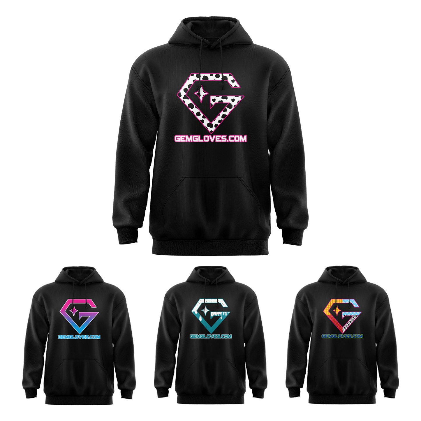 Gem Gloves Element Fleece Hoodie - Black – Specs Overview | Smash It Sports | pro, pocket