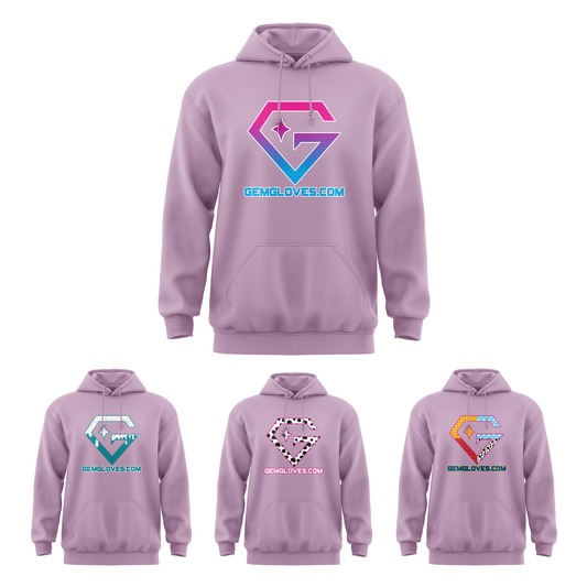 Gem Gloves Element Fleece Hoodie - Lavender
