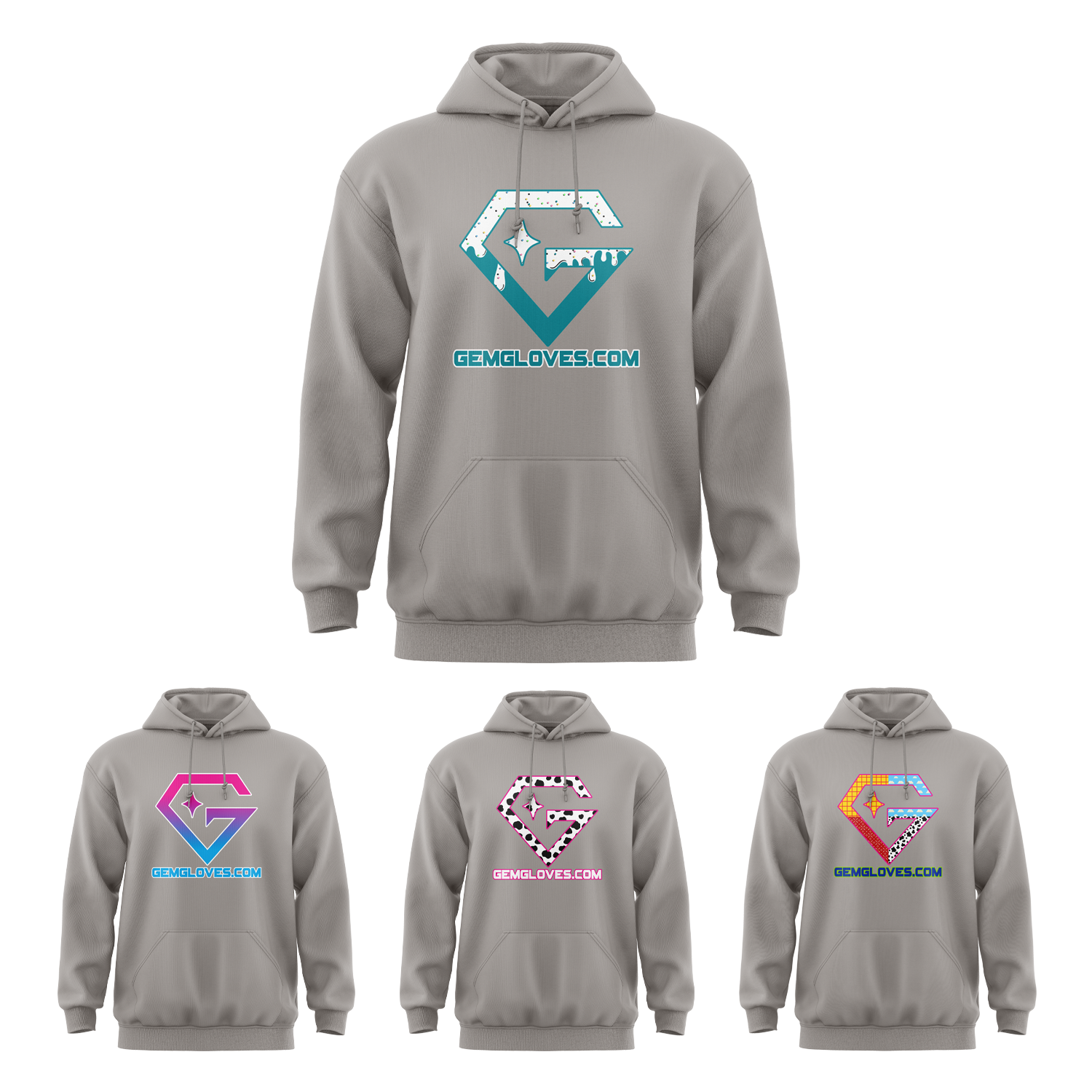 Gem Gloves Element Fleece Hoodie - Smoke – Specs Overview | Smash It Sports | pro, pocket