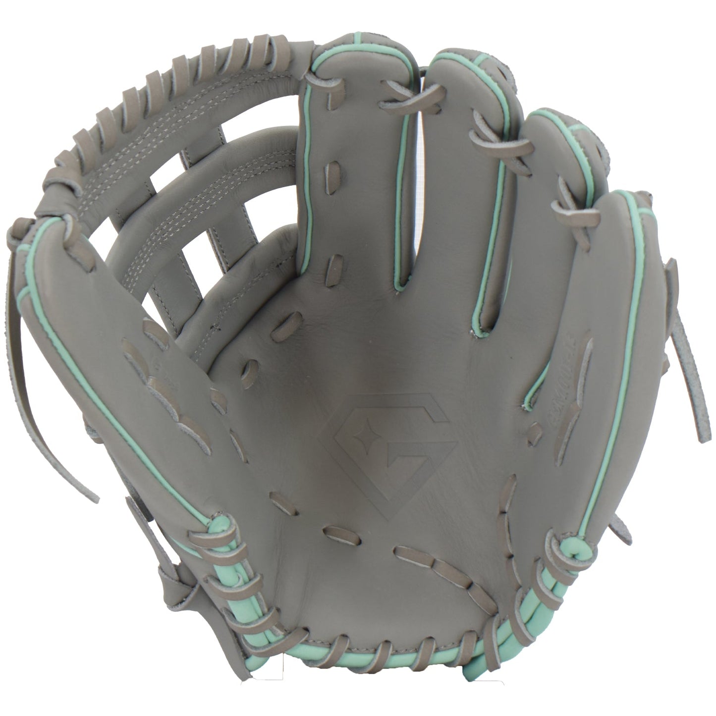 Gem Gloves Softball Fielding Glove - GEM001 (Grey/Mint)