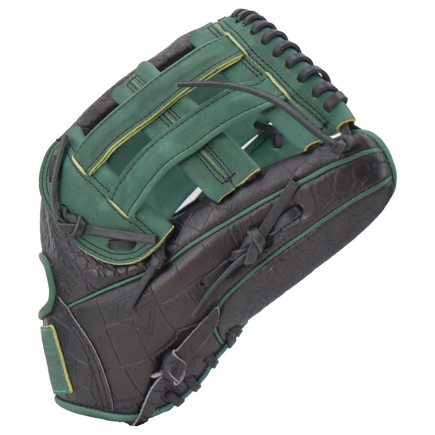 Gem Gloves Softball Fielding Glove - GEM003 (Black/Dark Green)