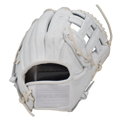 Gem Gloves Softball Fielding Glove - GEM014 (Whiteout)