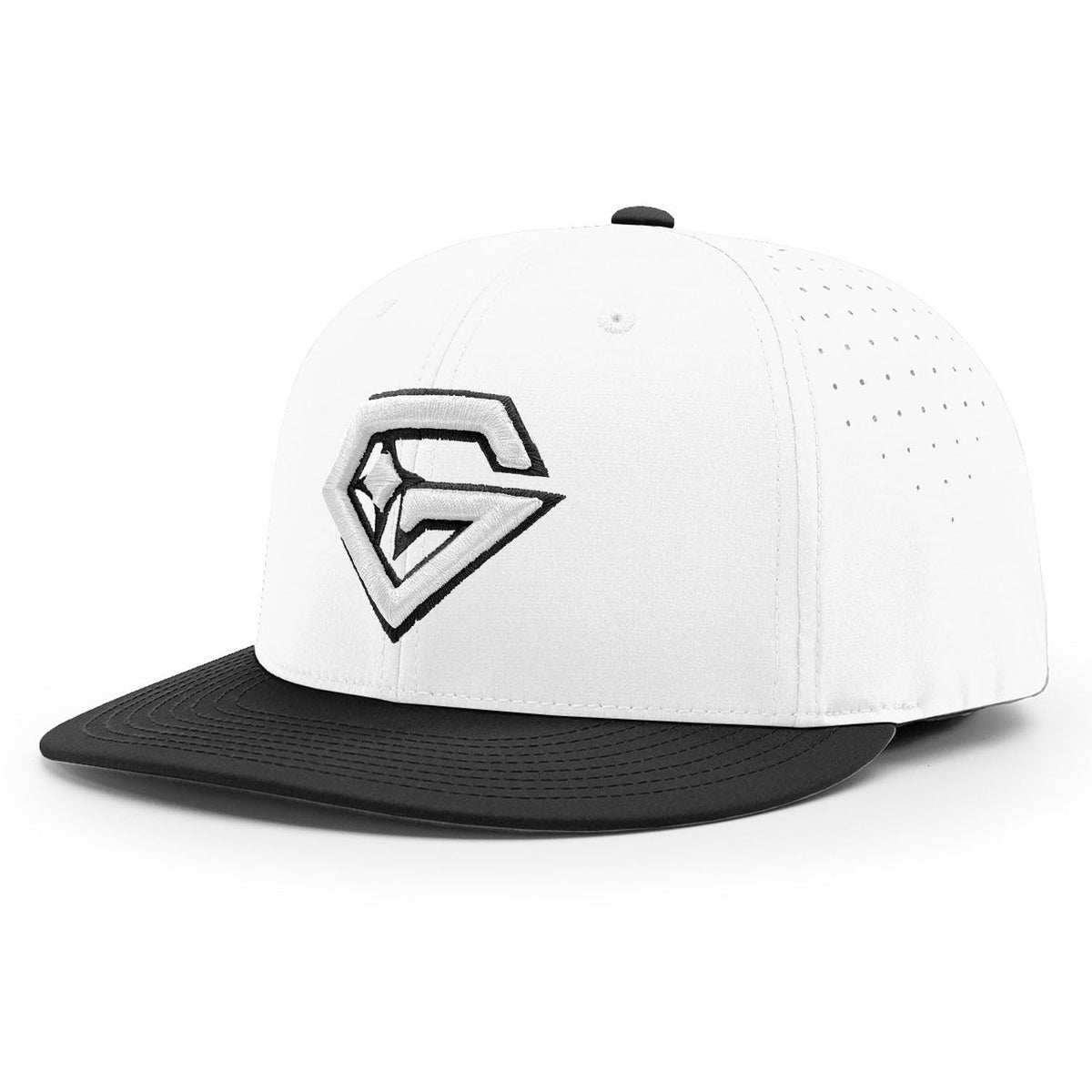 Gem Gloves PTS30 Hat - White/Black – Product View | Smash It Sports | pro
