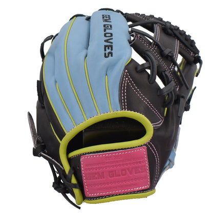 Gem Gloves 11.75" Baseball Fielding Glove - GEM028 Urban Glow