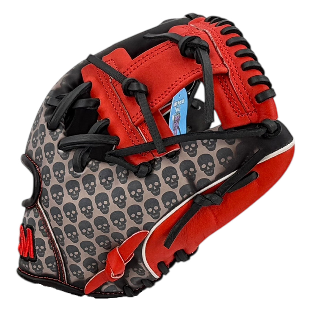 Gem Gloves Baseball Fielding Glove - GEM085 Shadow Skulls