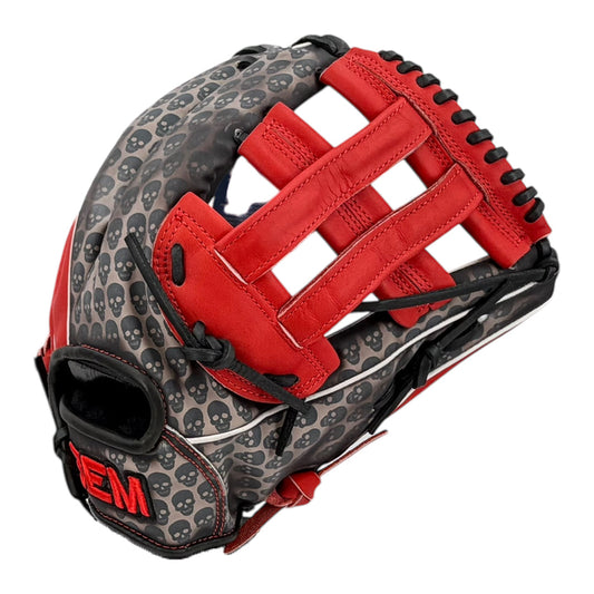 Gem Gloves Softball Fielding Glove - GEM085 Shadow Skulls
