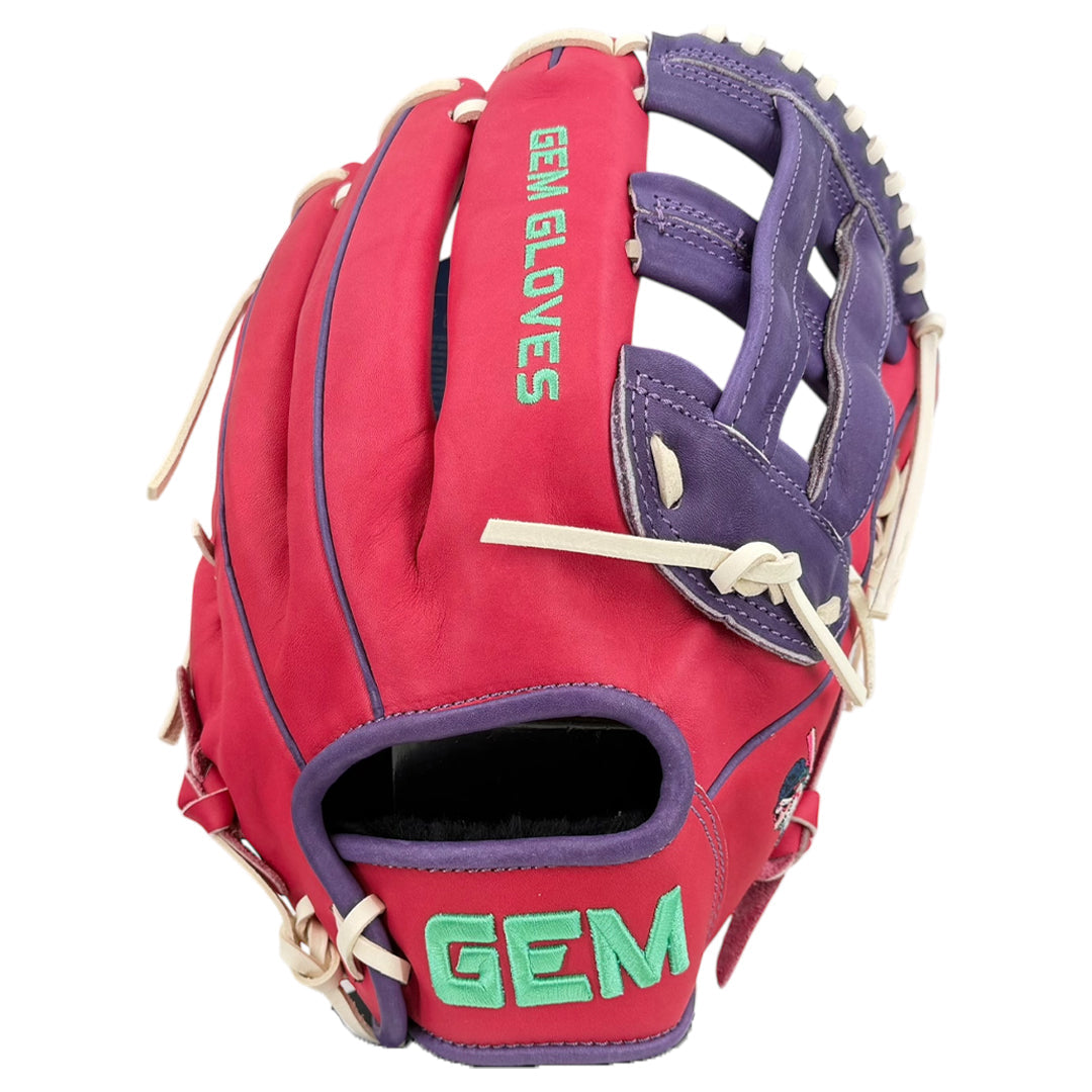 Gem Gloves Softball Fielding Glove - GEM088 - Tuna Pink