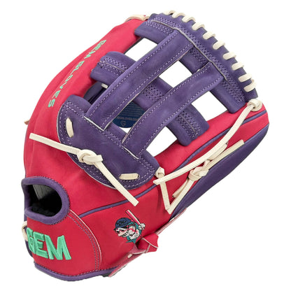 Gem Gloves Softball Fielding Glove - GEM088 - Tuna Pink
