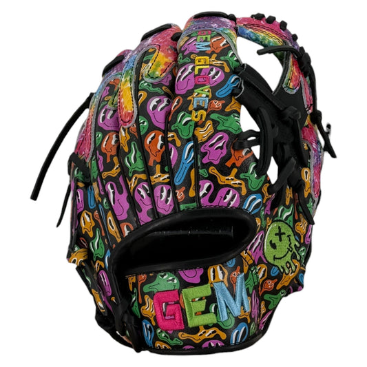 Gem Gloves Baseball Fielding Glove - GEM106 Smiley Drip
