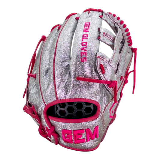 Gem Gloves Christina Pasinski Signature Model Softball Fielding Glove - GEM148 Glitter Girly Series