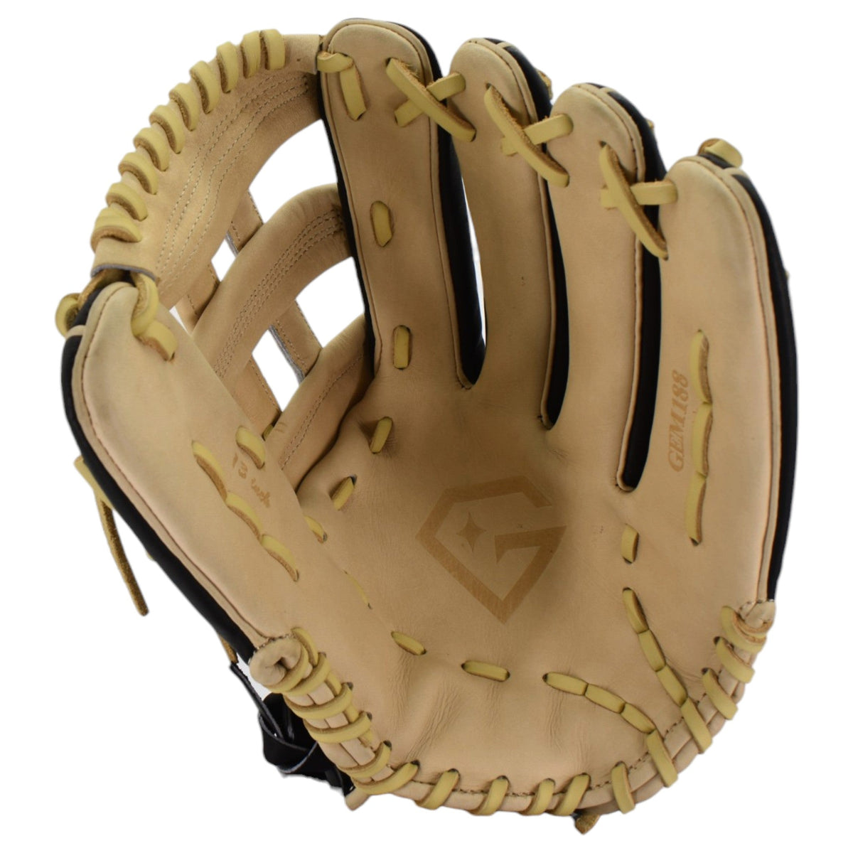 Gem Gloves Flawless Collection Japanese Kip Leather Softball Fielding Glove - GEM188 Black Label