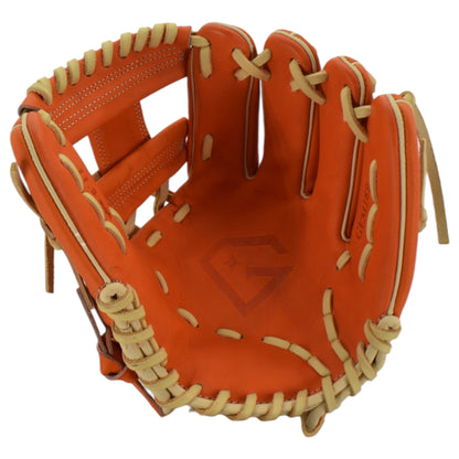 Gem Gloves Flawless Collection Japanese Kip Leather Baseball Fielding Glove - GEM189 Tangerine Dream