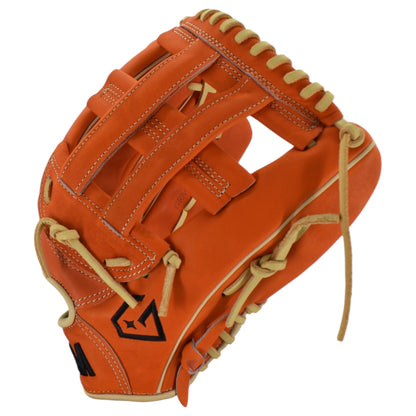 Gem Gloves Flawless Collection Japanese Kip Leather Softball Fielding Glove - GEM189 Tangerine Dream