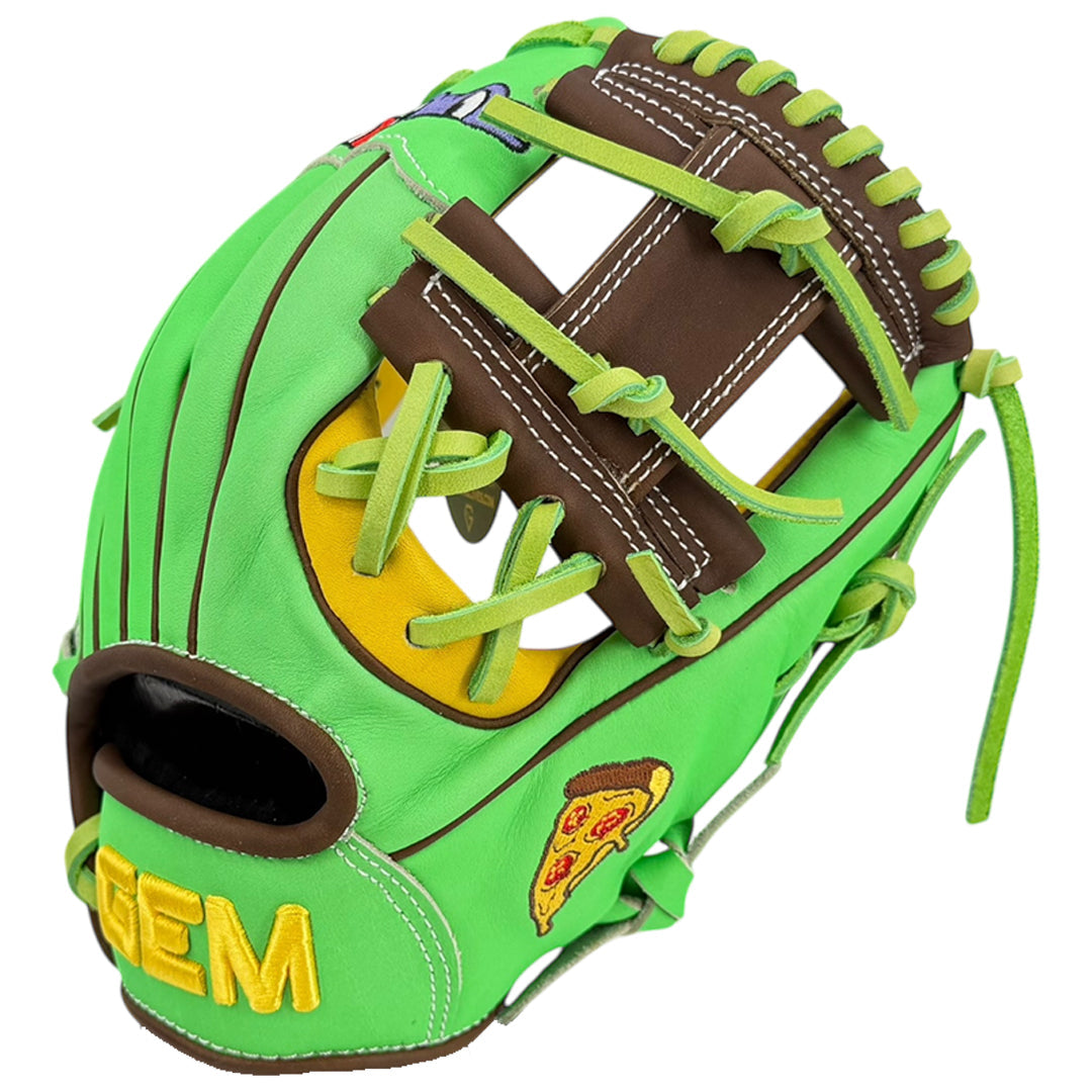 Gem Gloves Baseball Fielding Glove - GEM090 Pizza Party