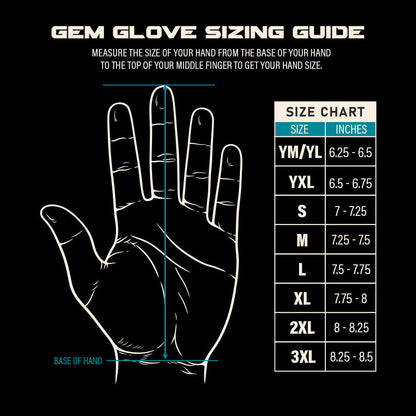 Gem Glove Opalite Batting Glove - Pink Camo