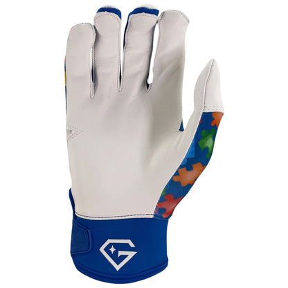 Gem Glove Opalite Batting Glove - Autism Awareness