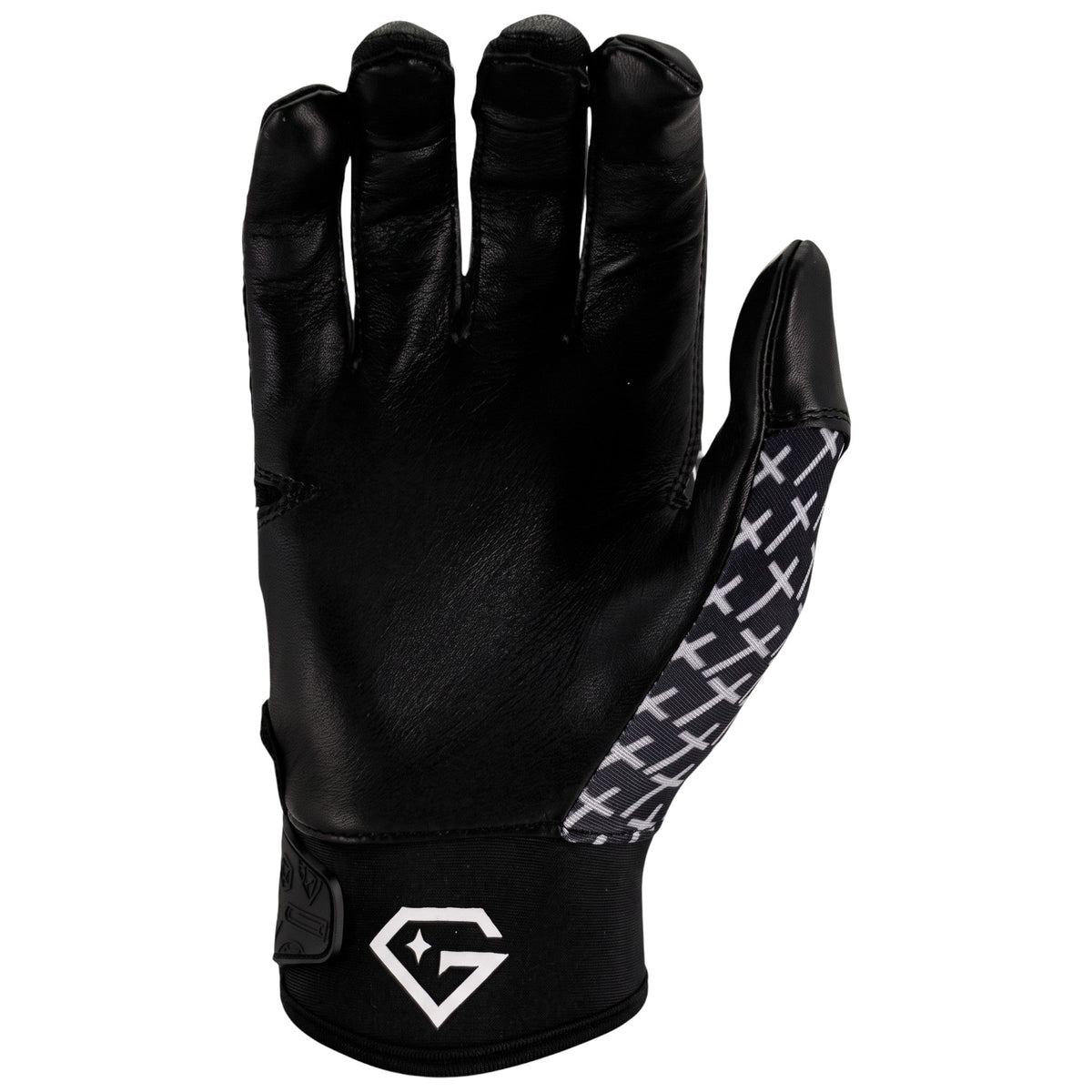 Gem Glove Opalite Batting Glove - Cross Fade Black/White