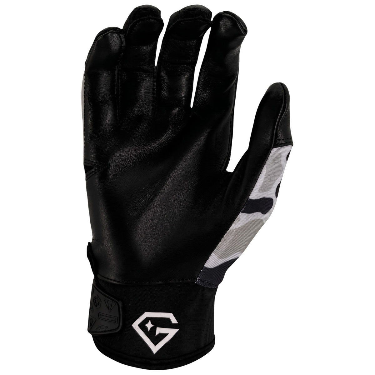 Gem Glove Opalite Batting Glove - Duck Camo Grayscale