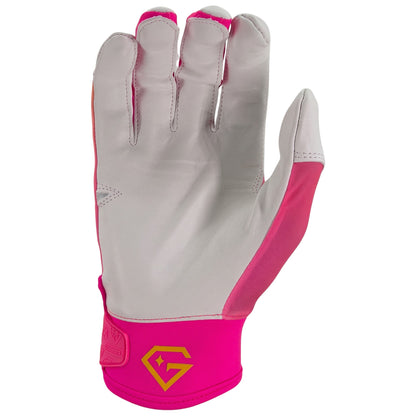 Gem Glove Opalite Batting Glove - Pink/Yellow Fade