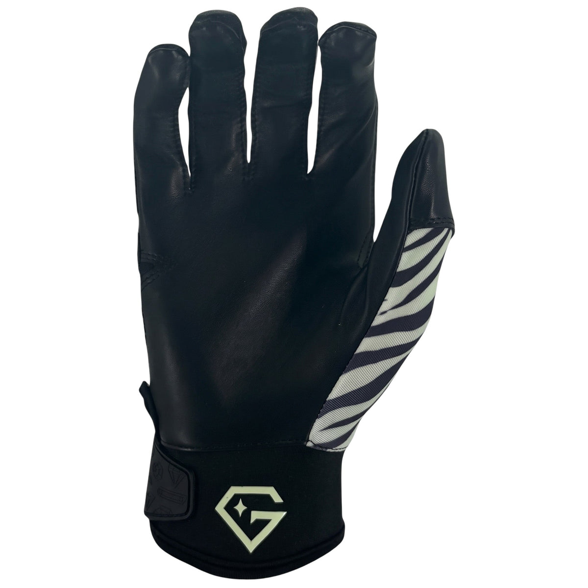 Gem Glove Opalite Batting Glove - Zebra Mint