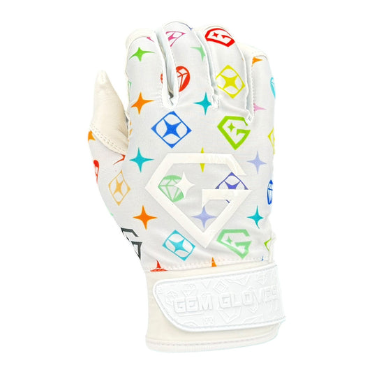 Gem Glove Opalite Batting Glove - Rainbow Lux