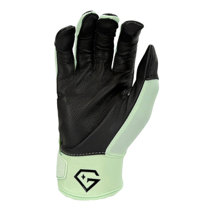Gem Glove Opalite Batting Glove - Black/Mint