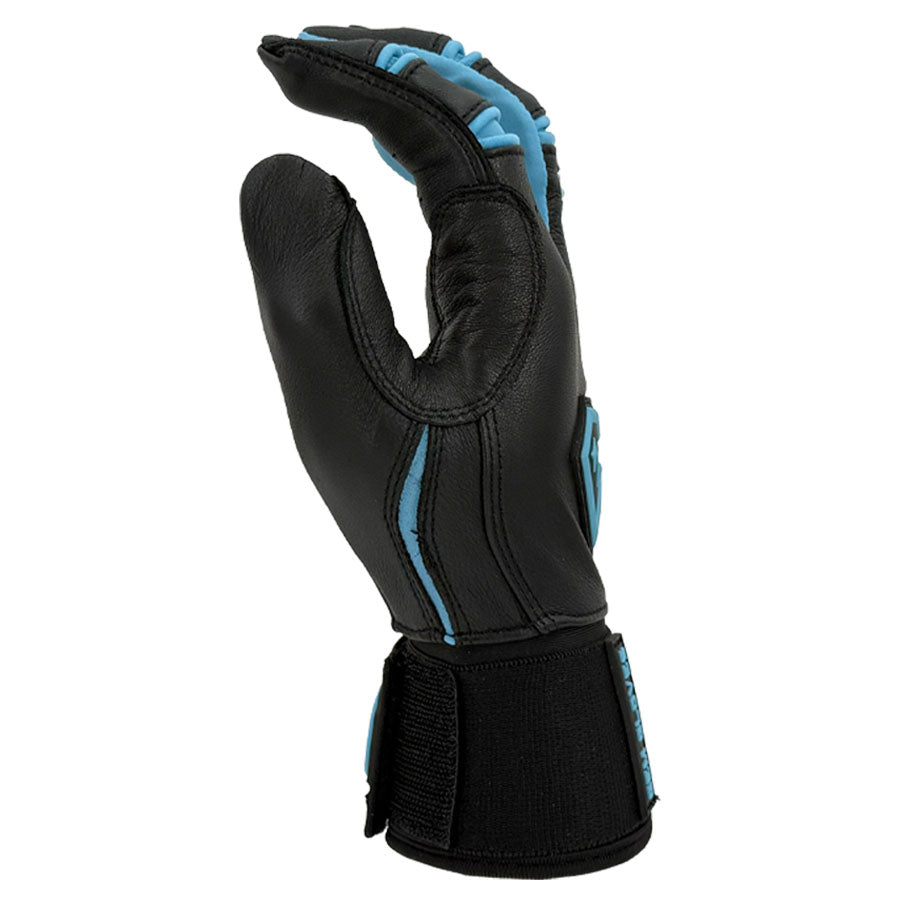 Gem Glove Prospector Long Cuff Batting Glove - Black/Carolina