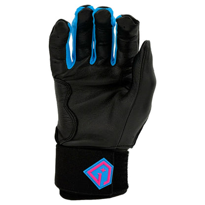 Gem Glove Prospector Long Cuff Batting Glove - Black/Vice