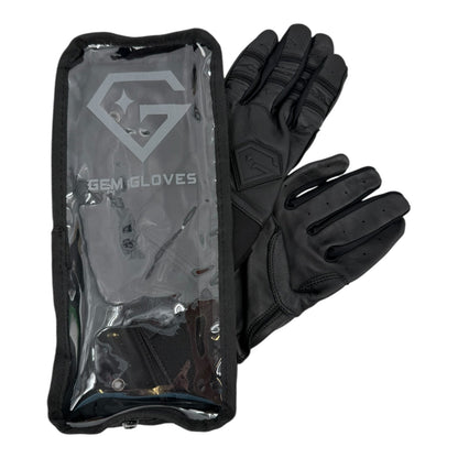 Gem Glove Prospector Long Cuff Batting Glove - Blackout
