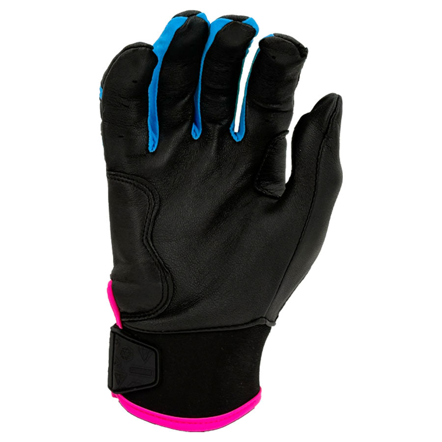 Gem Glove Prospector Short Cuff Batting Glove - Black/Vice