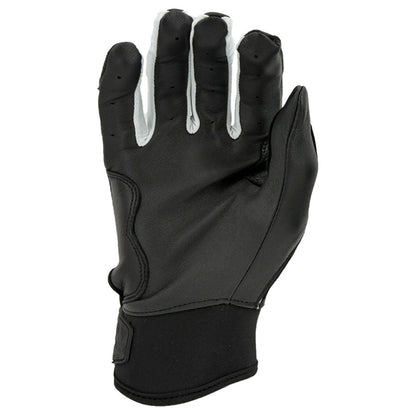 Gem Glove Prospector Short Cuff Batting Glove - Black/White