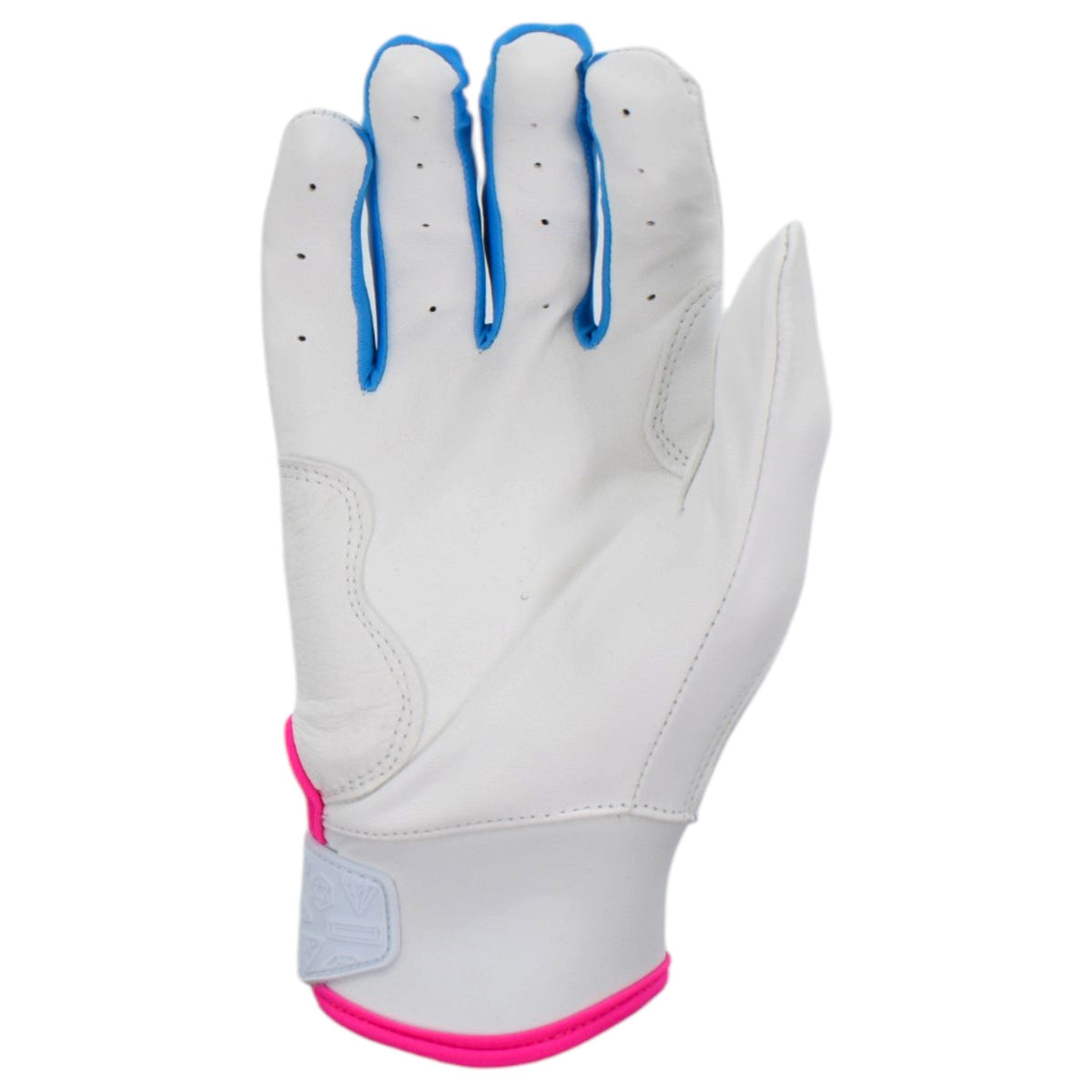 Gem Glove Prospector Short Cuff Batting Glove - White/Vice