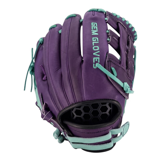 Gem Gloves Fastpitch Softball Fielding Glove - GEM174 Mystic Grape