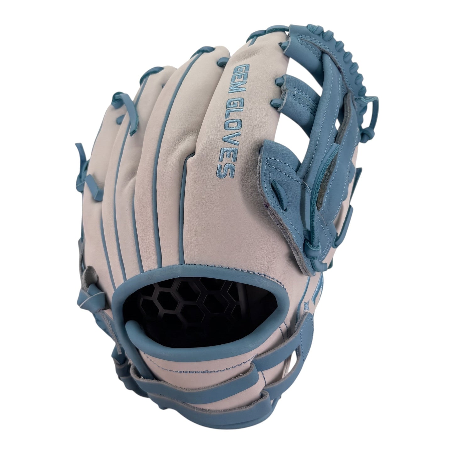 Gem Gloves Fastpitch Softball Fielding Glove - GEM178 Blue Ice