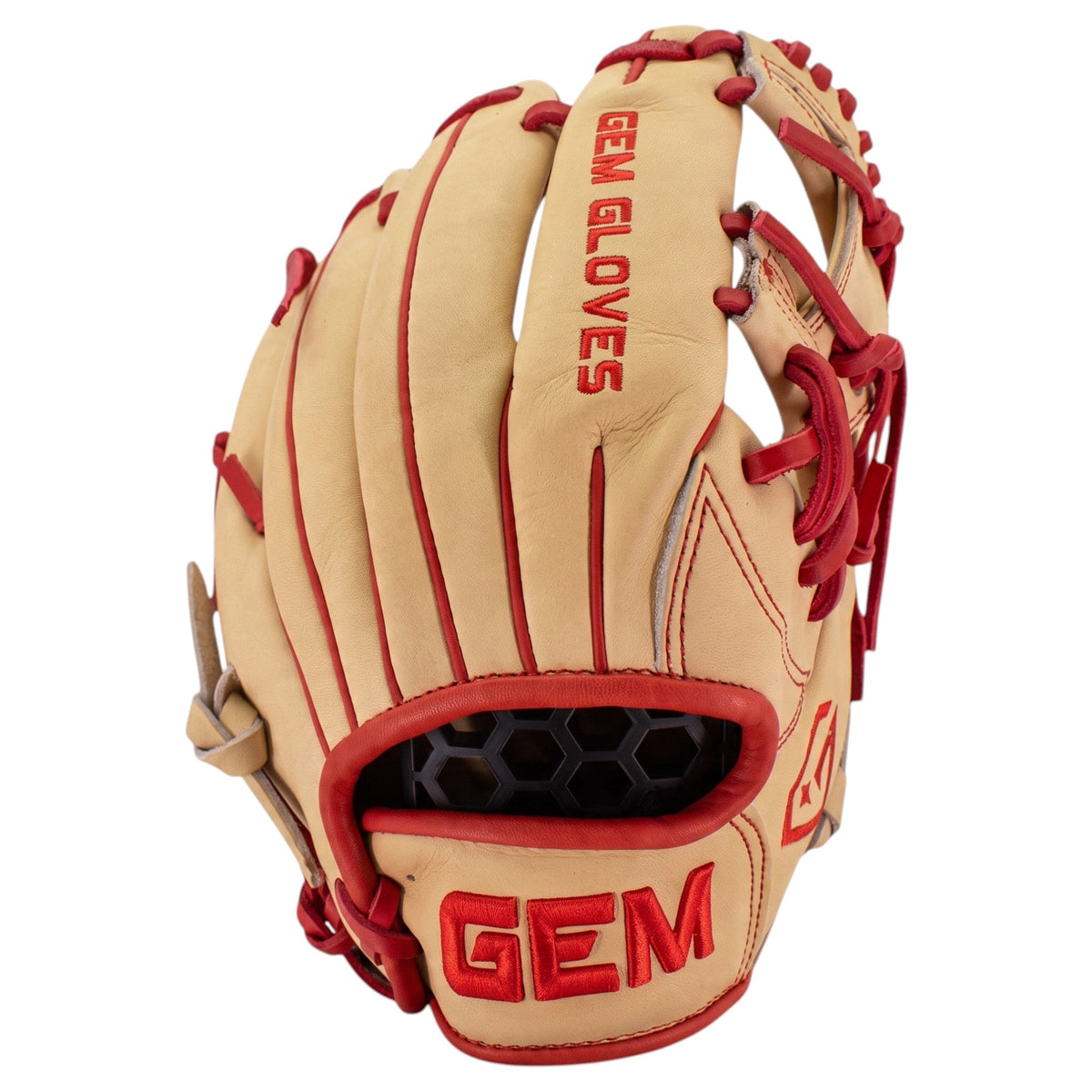 Gem Gloves Flawless Collection Japanese Kip Leather Baseball Fielding Glove - GEM184 Redwood