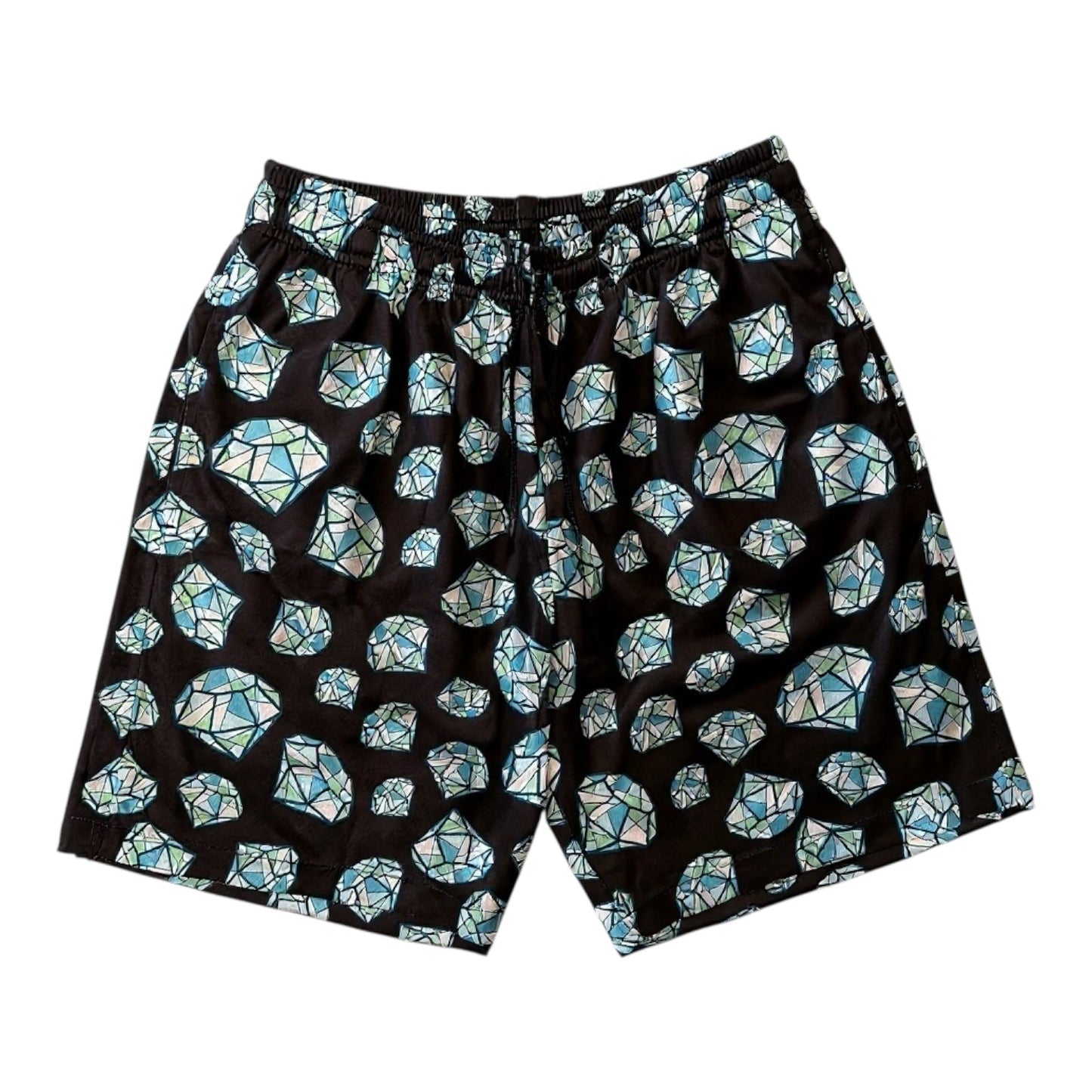 Gem Gloves Mesh Shorts - Diamonds