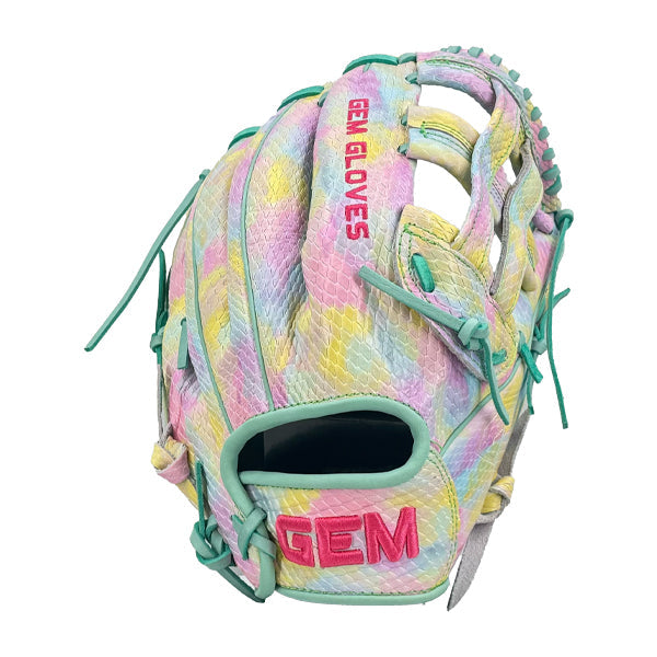 Gem Gloves Softball Fielding Glove - GEM072 Free Spirit – Product View | Smash It Sports | leather, kip, pro