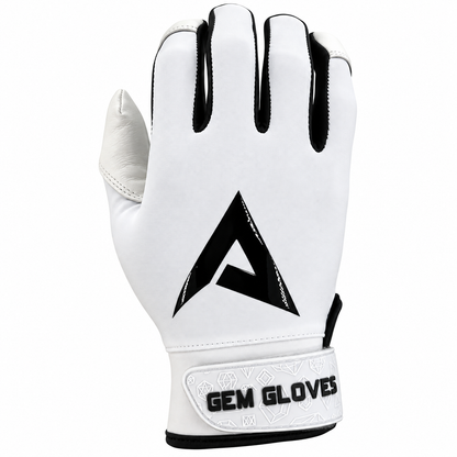 Gem Glove x Anarchy Opalite Batting Glove - White/Black